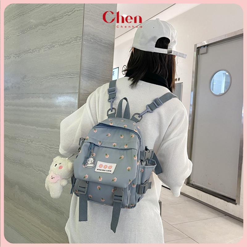 Balo nữ thời trang ChenHua balo đi học đi chơi ulzzang hàn quốc chất vải oxford chống nước đẹp BL55