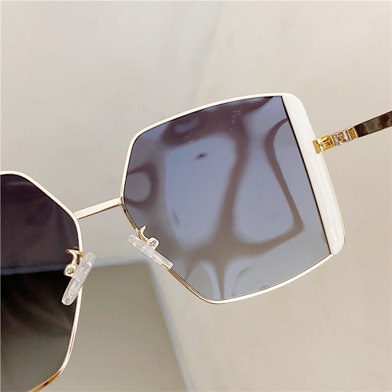 Kính râm gọng vuông thời trang cho nữ phong cách Ulzzang cá tính năng động mã ks25