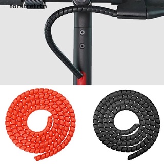 【forstretrtn】 E-bike Cable Winder Protector Line Organizer Cable Wire Protection Pipe Wrap .