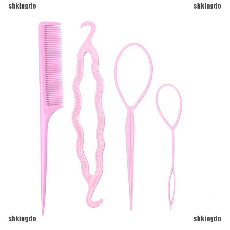 Set 4 dụng cụ tạo kiểu tóc tiện dụng bền bỉ