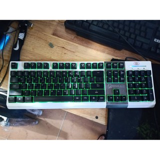 Bàn phím Giả cơ Lightning PR1368S đèn Led 2nd