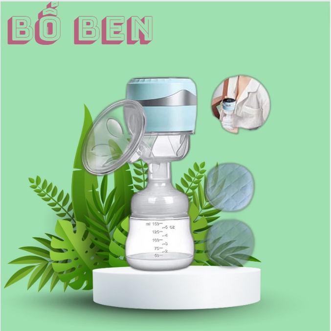 🍀🐾Máy Hút Sữa Điện Đơn Electric Breast Pump Cao Cấp 150ML Đồ dùng sau sinh Tốc độ điều chỉnh và chân không