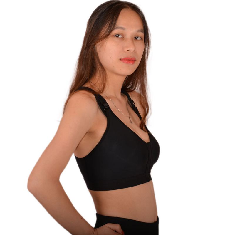 Áo Ngực Thể Thao Không Dây Bản Rộng Cài Khóa Trước Điều Chỉnh Được Hỗ Trợ Điều Chỉnh Tư Thế