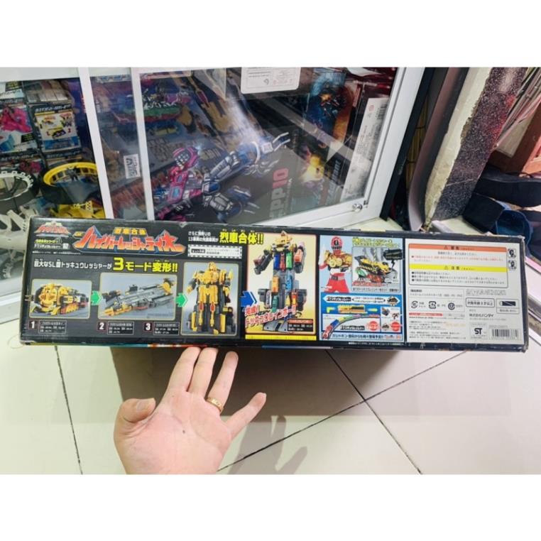 Đồ chơi siêu nhân Robo Bandai Ressha Sentai ToQger Train Union Series 12 Ressha Gattai DX Hyper Ressher Teioh