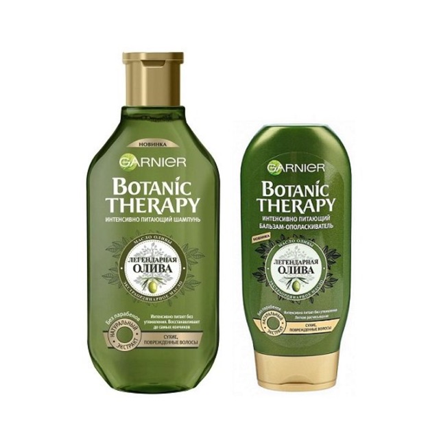 BỘ DẦU GỘI VÀ XẢ GANIER BOTANIC THERAPY OLIVE 400ml NGA