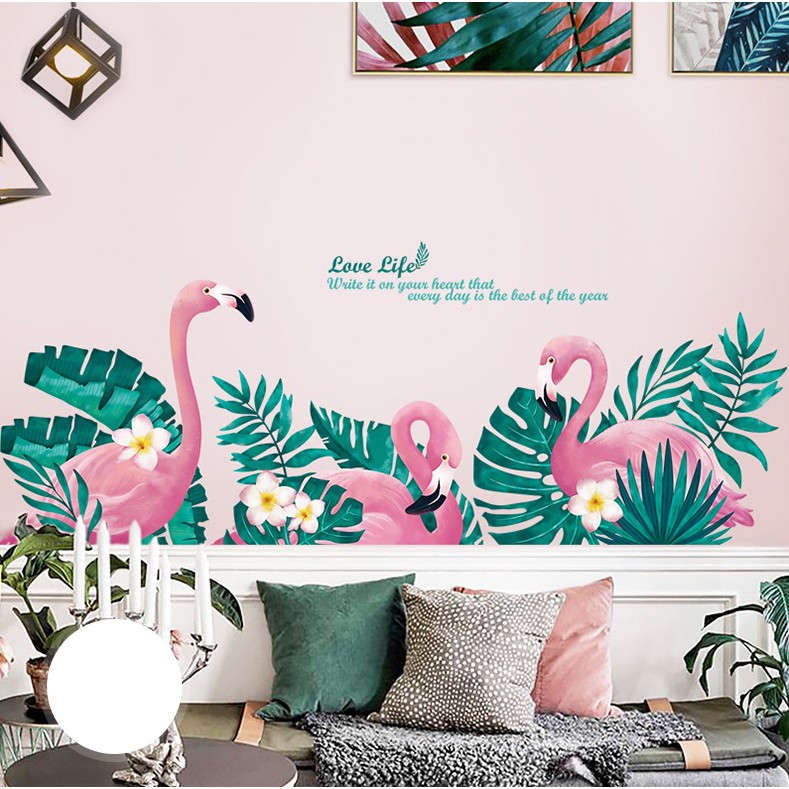 Decal dán tường 3 chú hạc