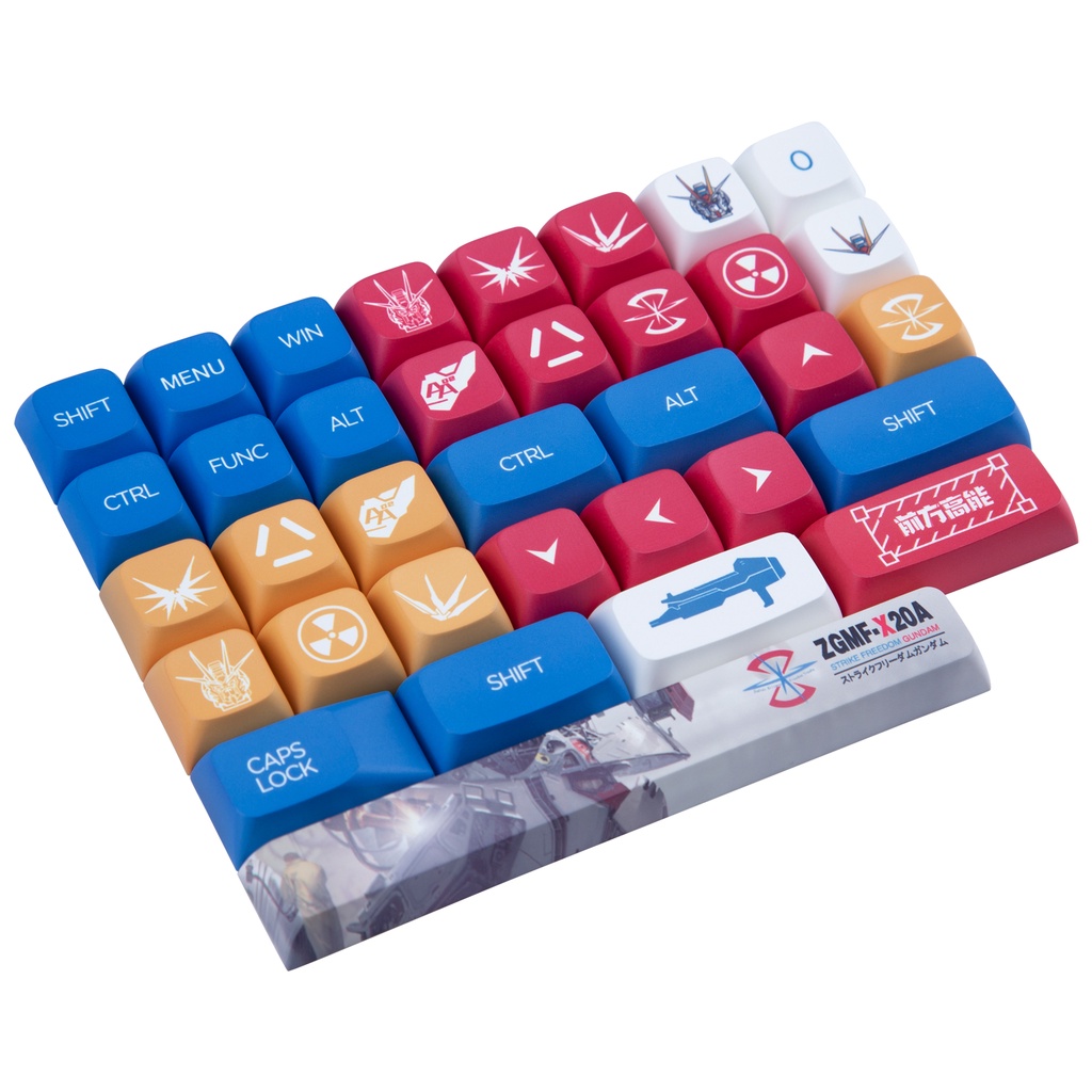 PBT keycap XDA Cấu hình 139 Phím Nhuộm thăng hoa Bố cục ANSI cho Bàn phím cơ Công tắc Cherry MX