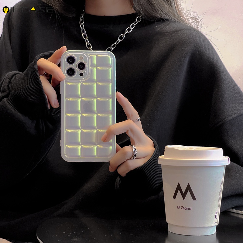 Ốp Điện Thoại Mềm Trong Suốt Chống Sốc Lấp Lánh Đơn Giản Cho iPhone 13 12 11 Pro Max XS Max XR X