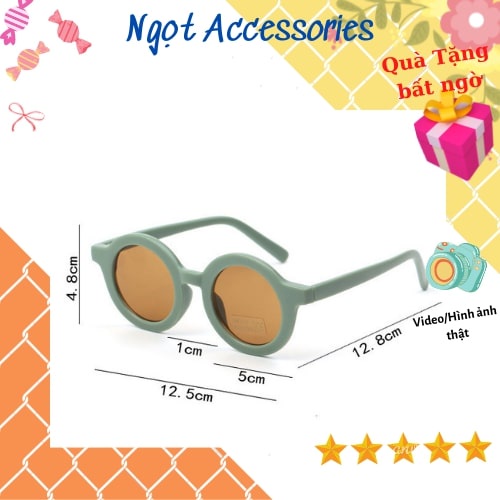 Kính Râm Mát Cho Bé Trai Bé Gái Trẻ Em Thời Trang Ngọt Accessories Phong Cách Hàn Quốc Chống Tia UV