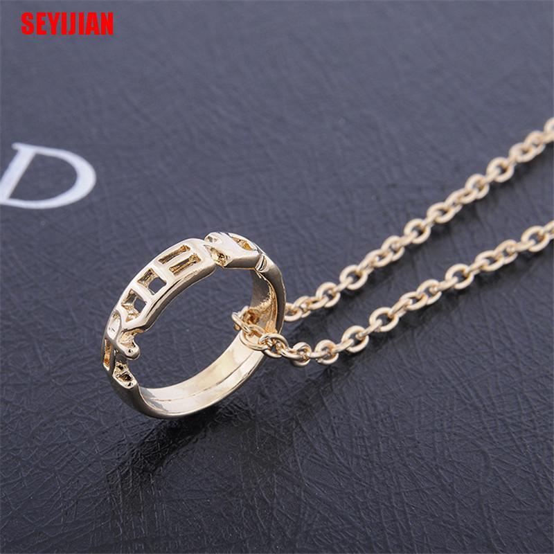 Set 3 Vòng cổ Mặt Nhẫn Khắc Chữ Best Friend Forever