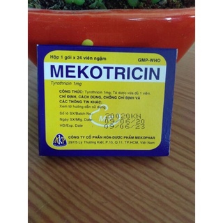 Viên ngậm ho Mekotricin