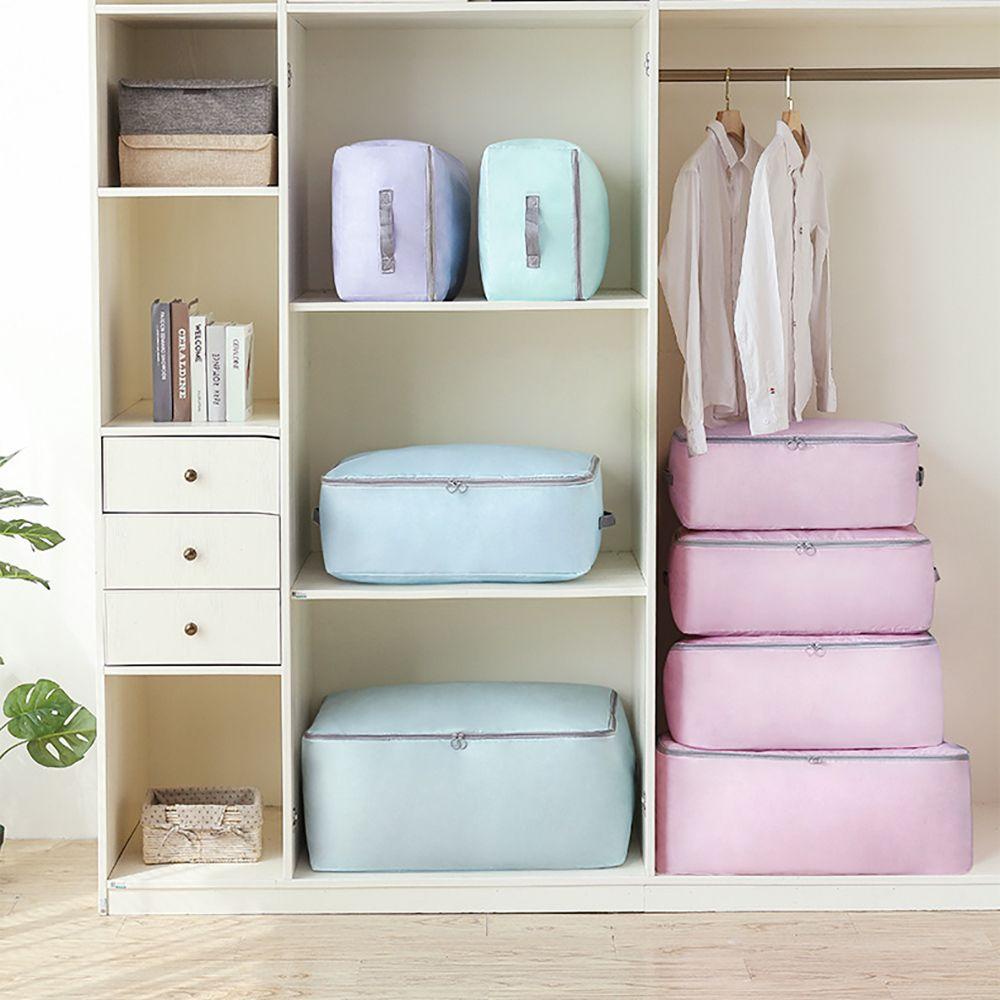 MOCHO Túi Đựng Chăn Mền / Hành Lý Bằng Vải Oxford Siêu Lớn Màu Trơn Chống Ẩm Có Thể Gập Lại