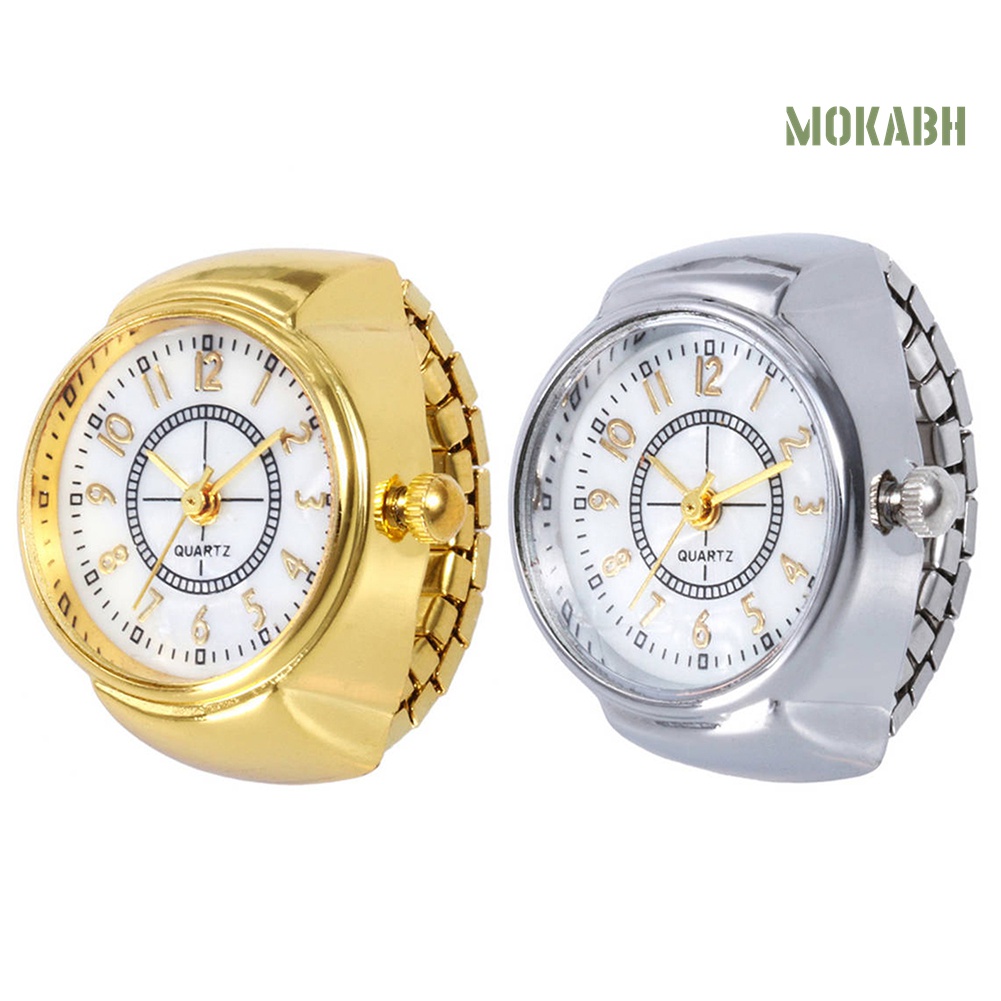 Nhẫn Đồng Hồ Đeo Tay Mặt Tròn Thời Trang Dành Cho Nam Và Nữ