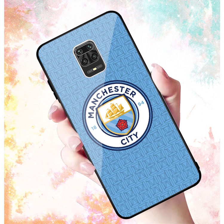 Ốp Lưng XIAOMI REDMI NOTE 9S, NOTE 9 , NOTE 9 PRO mặt kính cường lực cao cấp In hình Câu Lạc Bộ Bóng Đá