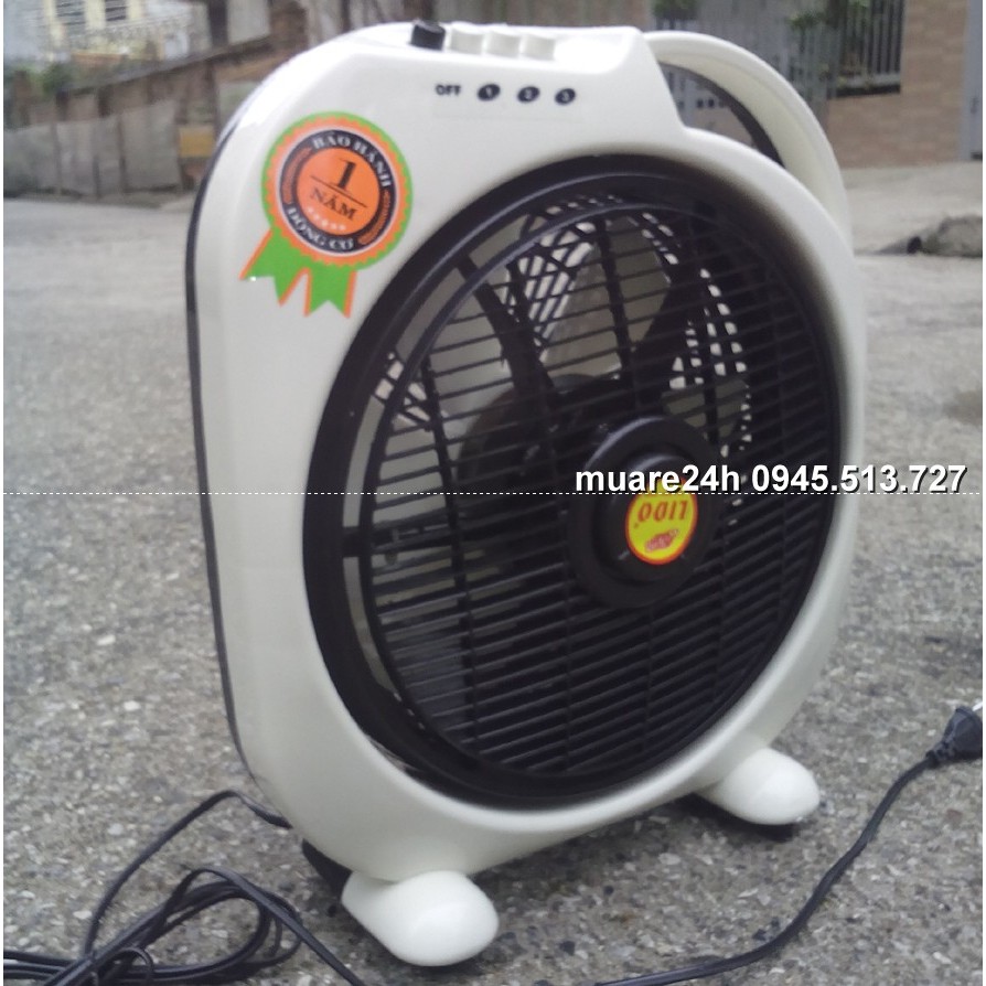 Bảo Hành 12 Tháng Quạt hộp Lido B300 6 cánh 30 cm 40W