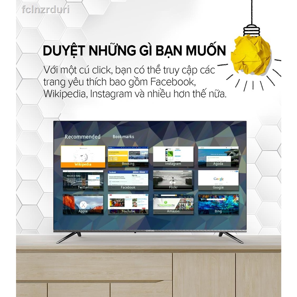 ♛℡✢[SIÊU SALE 19-23.07 - Voucher giảm 500K] SMART TV 4k Coocaa 55 inch tivi - Tràn viền - Model 55S3N netflix | BigBuy360 - bigbuy360.vn
