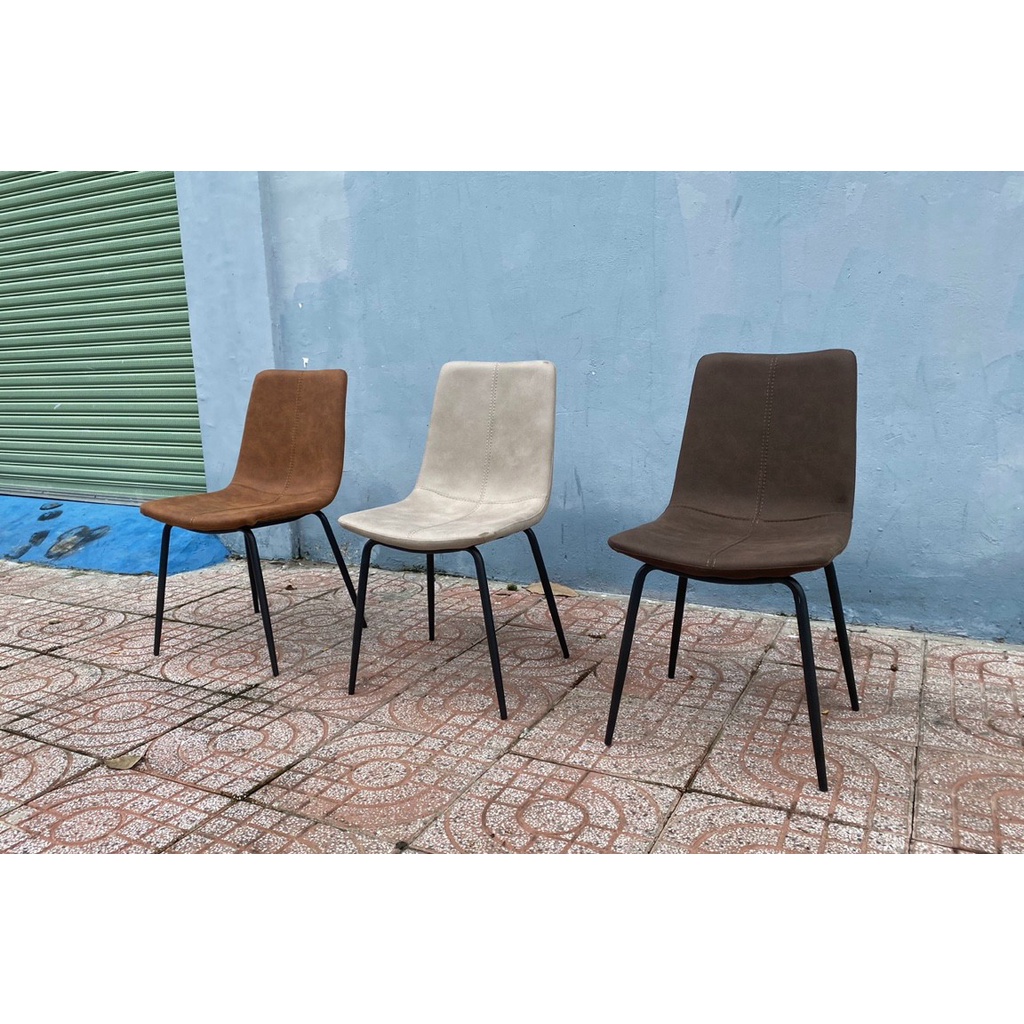Ghế ăn,cafe Bọc vải giả Da cao cấp, chân thép sơn tĩnh điện TM199