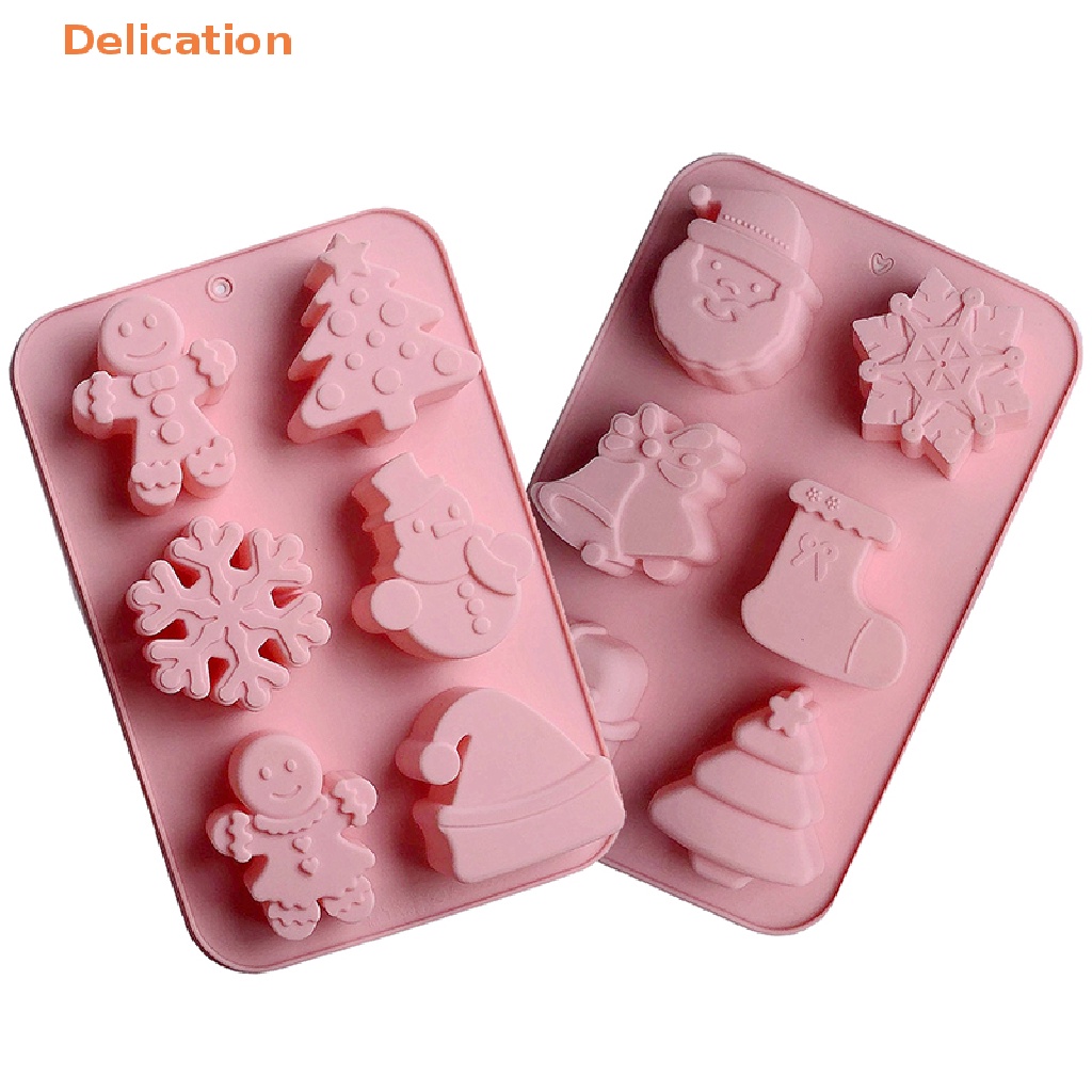 Khuôn Silicone Làm Xà Phòng Hình Cây Thông Giáng Sinh