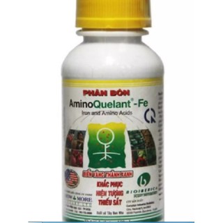 PHÂN BÓN LÁ BỔ SUNG SẮT (AMINO QUELANT FE) 100ML (biến vàng thành xanh)