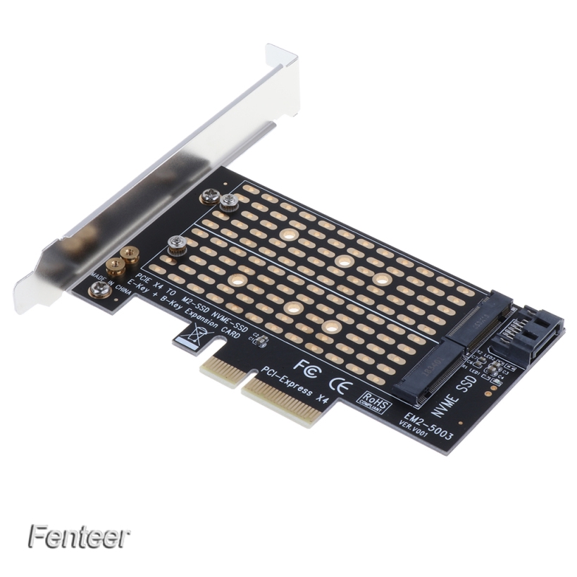 [FENTEER] M.2 NVME to PCI-E 3.0 X4 SSD Adapter Converter M-Key Extention Card