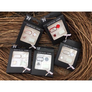 Bộ bảo vệ cam/nút home/cáp/chân sạc - SIÊU PHẨM dành cho: iphone 6plus, iphone 7/8, 7plus/8plus, X, Xsmax