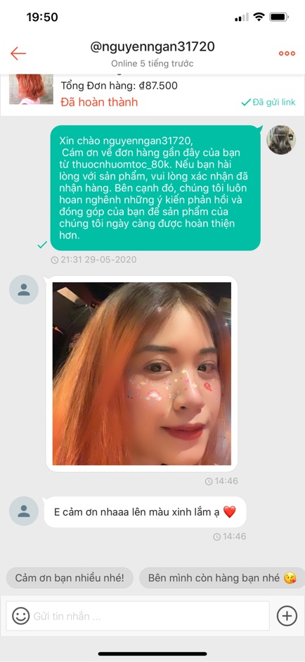 Thuốc nhuộm tóc màu Cam Đào | BigBuy360 - bigbuy360.vn