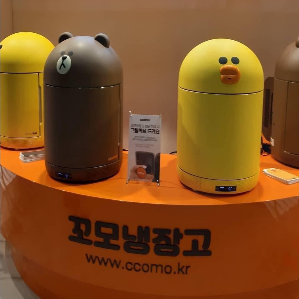 Tủ lạnh mini Ccomo x Line Friends