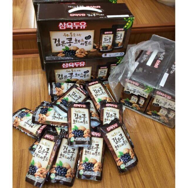 [Mã GROSALE55 giảm 8% đơn 500K] 1 THÙNG SỮA HẠNH NHÂN ÓC CHÓ SAHMYOOK DATE 2023