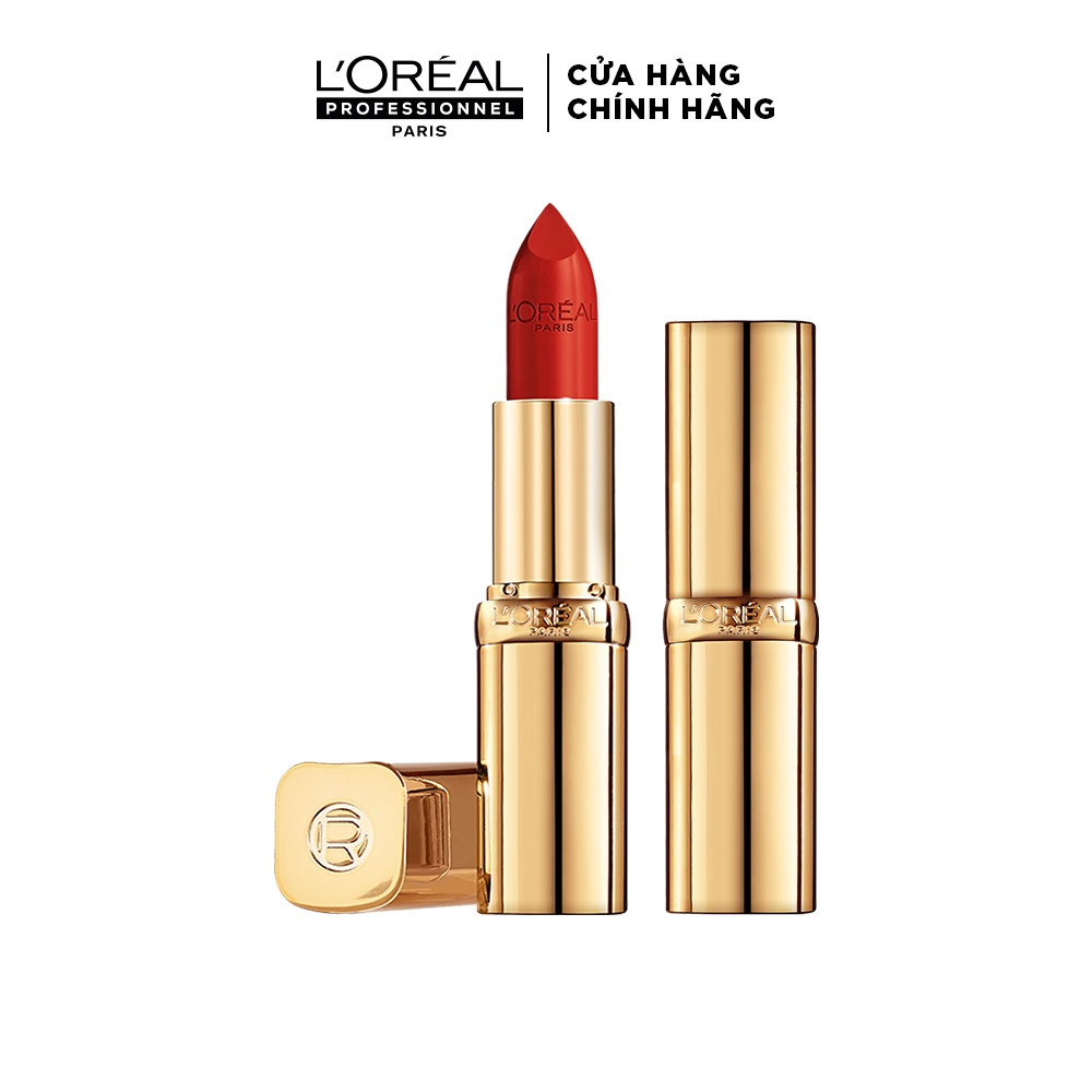 Son satin mịn mượt cao cấp L'Oreal Paris Color Riche Le Rouge 3.7g