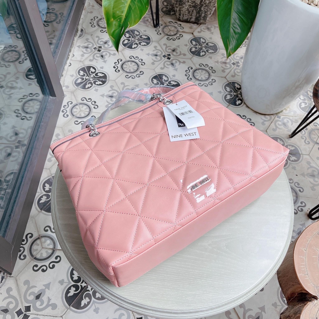 Nine West - Túi Nine West Tirrana Satchel - màu hồng đất