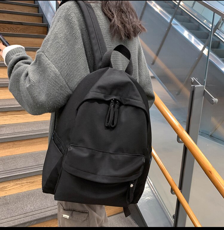 Ba Lô Đi Học JASMIN NOIR Thời Trang Đơn Giản Cho Nữ