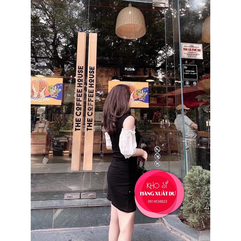 Đầm đen dự tiệc, đi chơi, dạo phố cực đẹp &amp; dễ thương