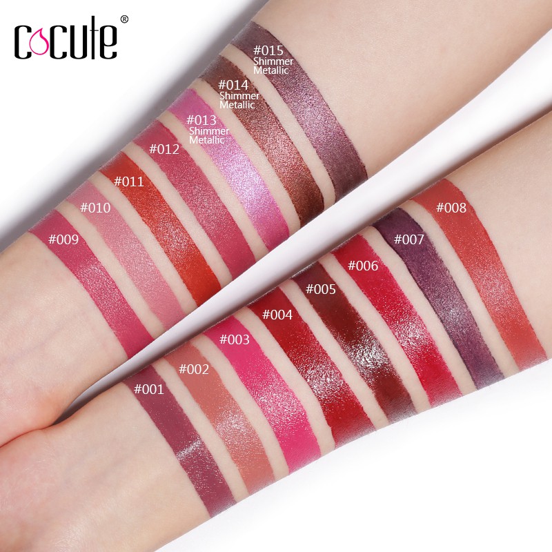 Thỏi Son COCUTE Nhung Mịn Trang Điểm Tông Màu Quyến Rũ 3g | BigBuy360 - bigbuy360.vn