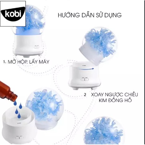 Máy khuếch tán tinh dầu, máy xông tinh dầu Cẩm Tú cao cấp_Bảo hành 6 tháng (miễn phí đổi trả)