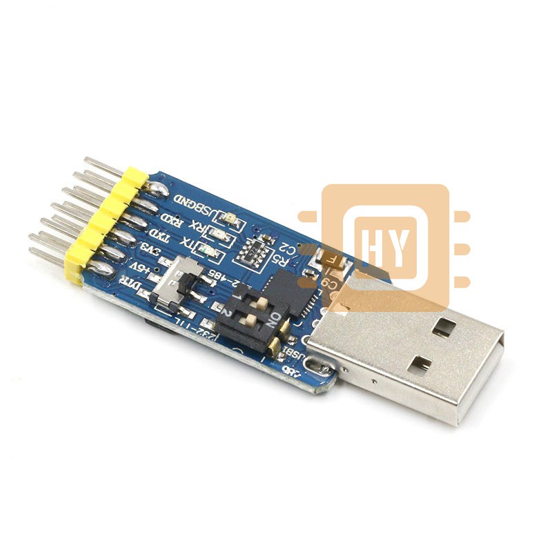 USB CP2102 to TTL RS232 USB TTL to RS485 Mutual Convert 6 in 1 Convert Module Board 3.3V/5V compatible