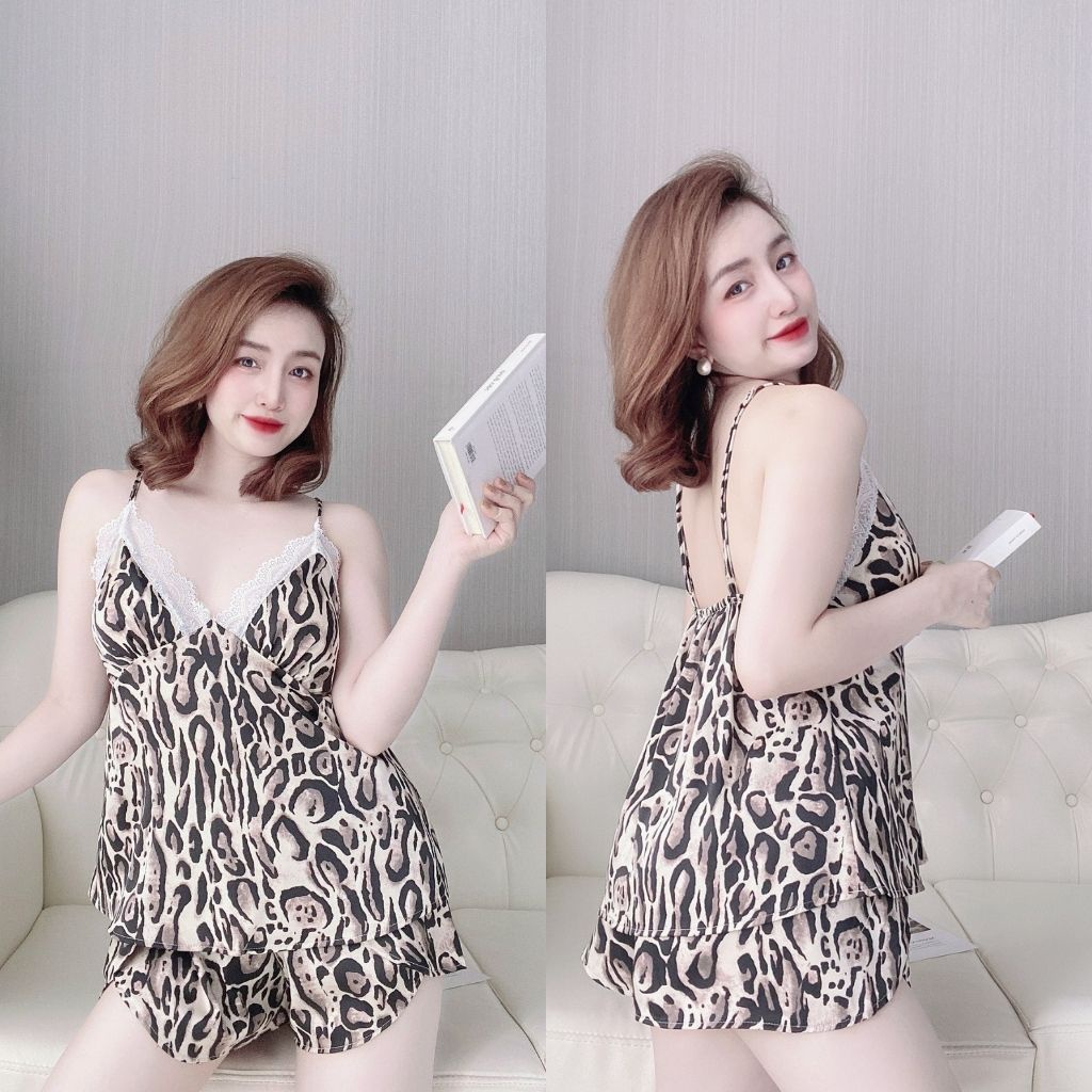 Đồ Ngủ Nữ Đồ Ngủ Sexy lụa Satin cao cấp mềm mại xinh xắn &lt; 65KG