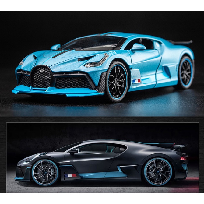 Đồ chơi Xe mô hình Bugatti Divo chất liệu hợp kim cao cấp, tỷ lệ 1:32