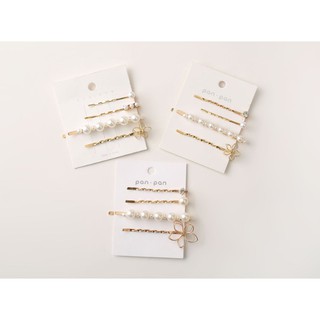 SET 4 CHIẾC KẸP TÓC NỮ THỜI TRANG HÀN QUỐC (T016)