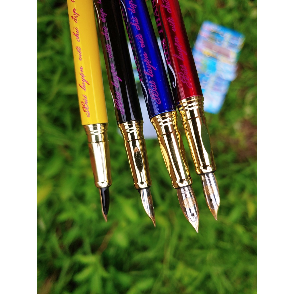 Bút Máy Luyện Chữ Đẹp Kim Thành 39 tặng thêm ngòi bút mực cao cấp