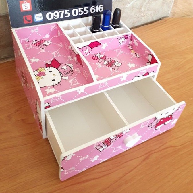 Kệ mỹ phẩm 25cm hello kitty mới