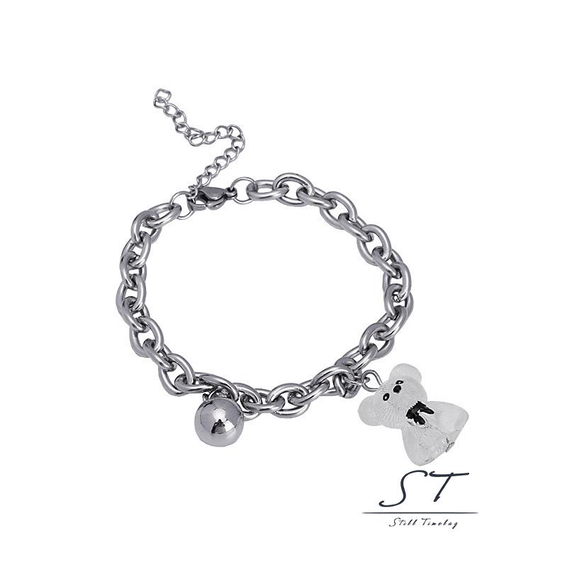 Vòng Đeo Tay Bằng Hợp Kim Hình Gấu Dễ Thương Cho Nam Và Nữ CY03-Charm