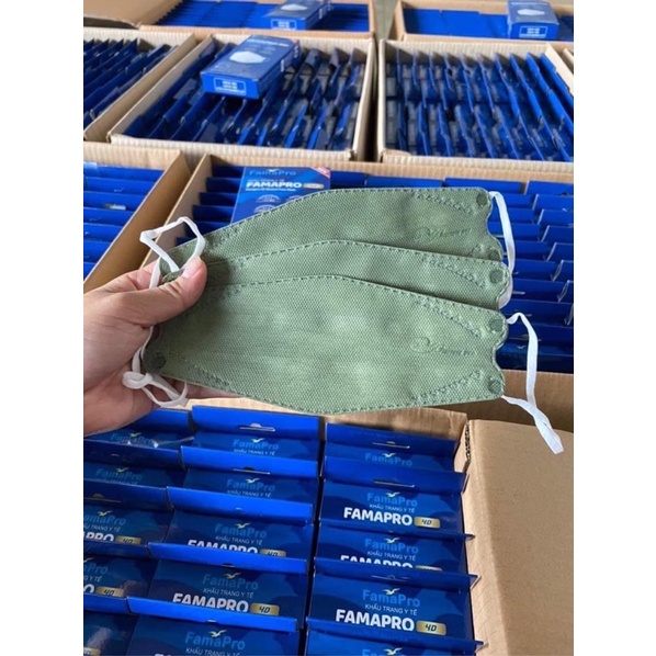 Khẩu trang KF94 màu xanh rêu