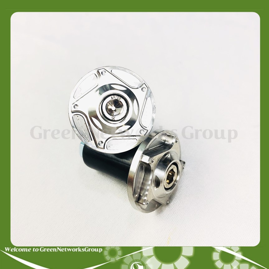 Gù tay lái Ngôi Sao CNC dành cho xe máy ( màu Inox &amp; màu Titan ) Greennetworks
