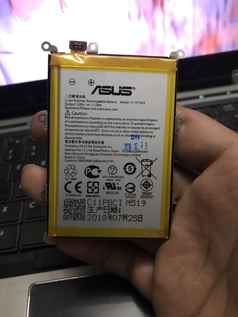 Pin zenfone 2 5.5 inch ZE551 xin chính hãng có bảo hành