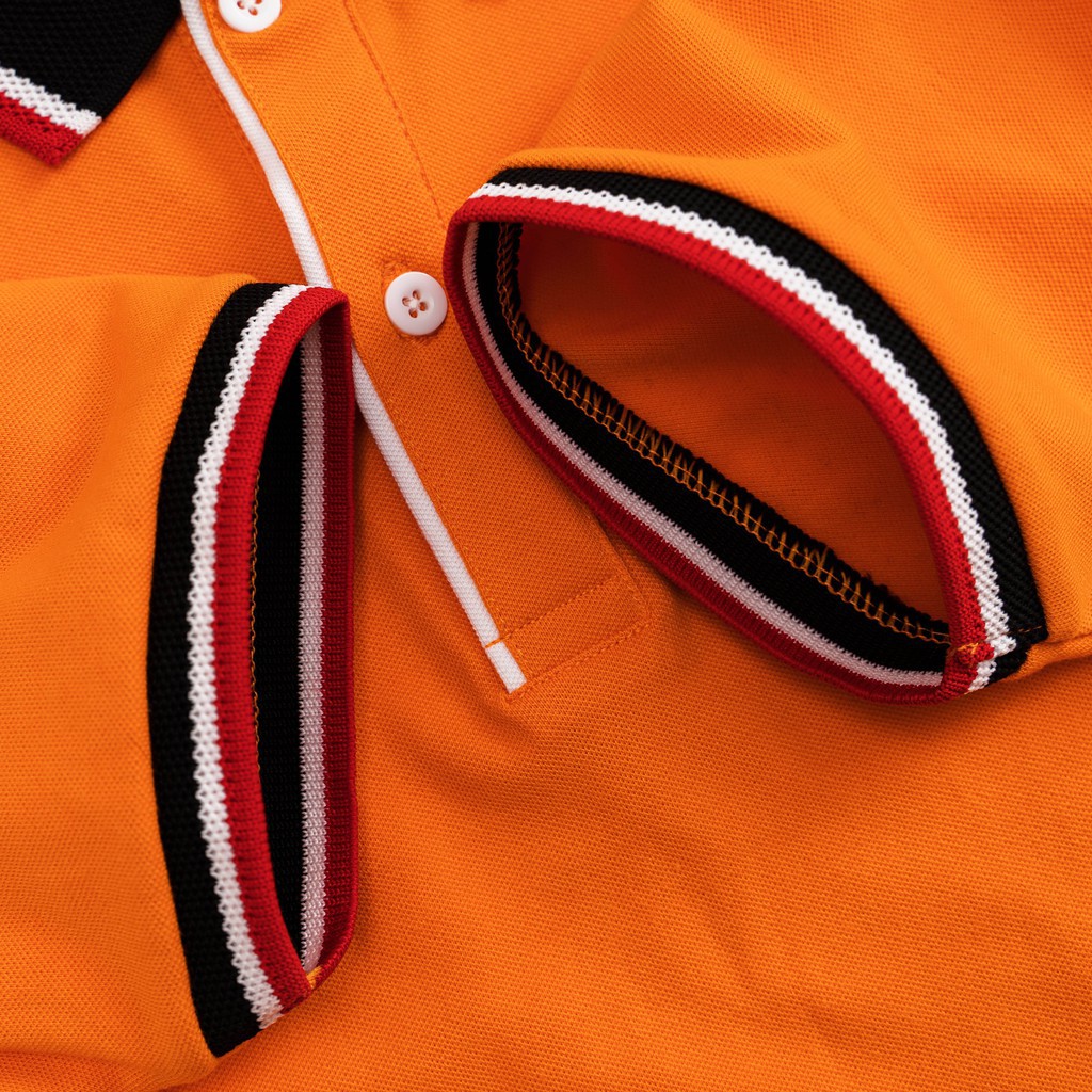 Áo Thun polo Nam KINSMAN Tay Ngắn có cổ phối lé vải Cotton dày mịn Rẻ Đẹp PL723