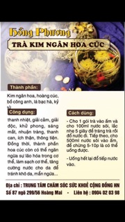 TRÀ KIM NGÂN HOA CÚC