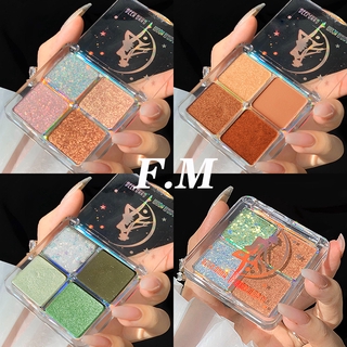 Bảng Phấn Mắt F.M 4 Màu Kim Tuyến Lấp Lánh