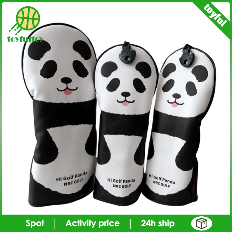 Bộ 3 Vỏ Bọc Bảo Vệ Đầu Gậy Đánh Golf / Câu Lạc Bộ / Câu Lạc Bộ Gỗ Kèm Thẻ Số
