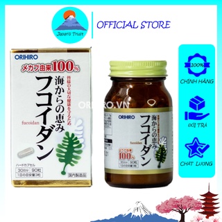 [Orihiro] Tảo Fucoidan Orihiro 90 viên - Giá tốt - Hàng chính hãng