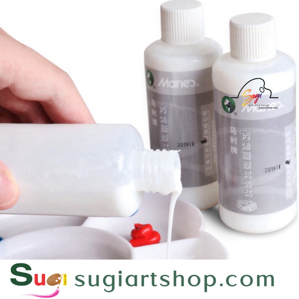 Dung môi pha màu acrylic Maries 100ml/ Medium acrylic Maries 100ml